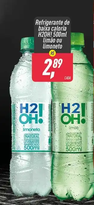 Frangolândia Refrigerante de baixa caloria H20H! 500ml limao ou limoneto oferta