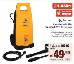 Deltasul Electrolux Lavadora de Alta Pressão EWS30 | Cód: 30606 oferta