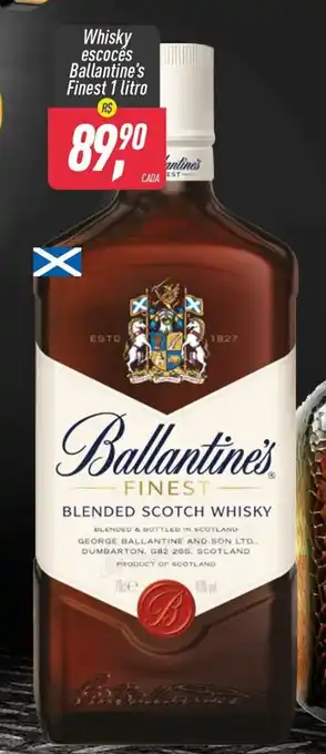 Frangolândia Whisky escoces Ballantine's Finest 1L oferta