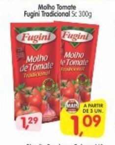 Cercadão Molho Tomate Fugini Tradicional 300g oferta