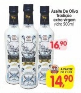 Cercadão Azeite De Oliva Tradicao Extra Virgem 500ml oferta