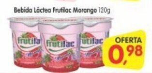 Cercadão Bebida lactea Frutilac Morango 120g oferta