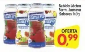 Cercadão Bebida Lactea Ferm. Jamava Sabores 160g oferta