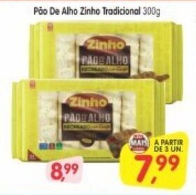 Cercadão Pao de Alho Zinho Tradicional 300g oferta