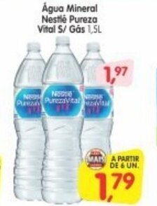 Cercadão Agua Mineral Nestle Pureza Vital s/ Gas 1.5L oferta