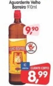 Aguardente Velho Barreiro 910ml