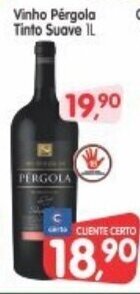 Cercadão Vinho Pergola Tinto Suave 1L oferta