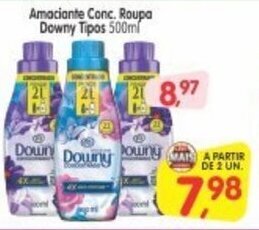 Cercadão Amaciante Conc. Roupa Downy Tipos 500ml oferta