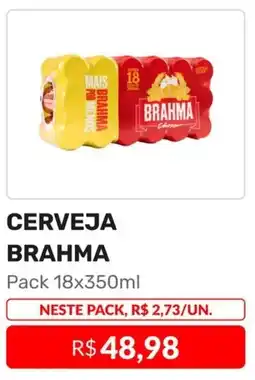 Higa Atacado CERVEJA BRAHMA Pack 18x350ml oferta