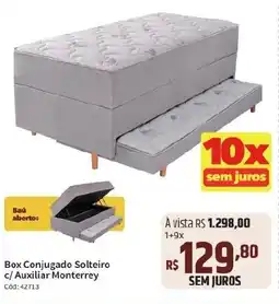 Deltasul Box Conjugado Solteiro c/Auxiliar Monterrey oferta