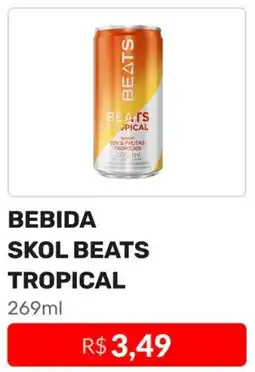 Higa Atacado BEBIDA SKOL BEATS TROPICAL 269ml oferta