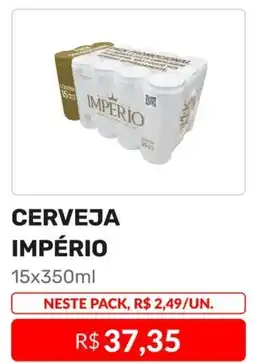 Higa Atacado CERVEJA IMPÉRIO 15x350ml oferta