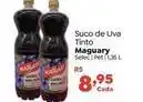 Novo Atacarejo Maguary - suco de uva tinto oferta