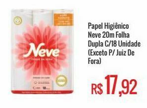 Mart Minas Papel higiênico neve oferta