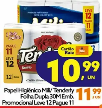 Papel higiênico tenderly