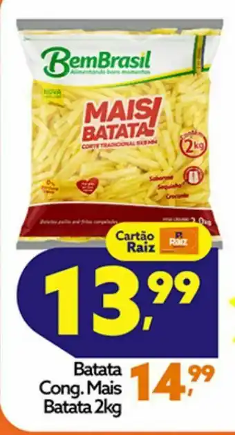 Raiz Superatacado Batatas bem brasil 2 kg oferta