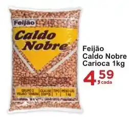 Rossi Supermercado Feijão Caldo Nobre Carioca 1kg oferta