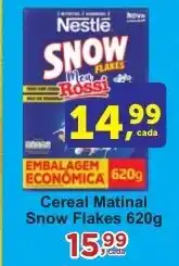 Rossi Supermercado Cereal Matinal Snow Flakes 620g oferta