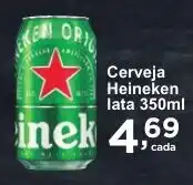 Rossi Supermercado Cerveja Heineken lata 350ml oferta
