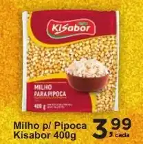 Rossi Supermercado Milho p/ Pipoca Kisabor 400g oferta