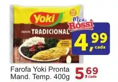 Rossi Supermercado Farofa Yoki Pronta Mand. Temp. 400g oferta