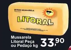 Rossi Supermercado Mussarela Litoral Peça ou Pedaço kg oferta