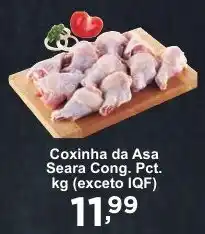 Rossi Supermercado Coxinha da Asa Seara Cong. Pct. kg (exceto IQF) oferta