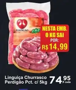 Rossi Supermercado Linguiça Churrasco Perdigão Pct. c/5kg oferta
