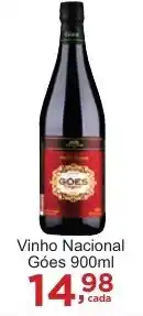 Rossi Supermercado Vinho Nacional Góes 900ml oferta