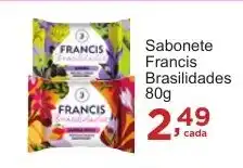 Rossi Supermercado Sabonete Francis Suave 85g oferta
