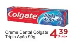 Rossi Supermercado Creme Dental Colgate Tripla Ação 90g oferta