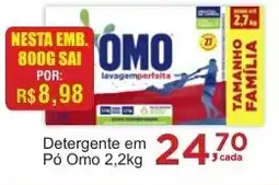Rossi Supermercado Detergente em Pó Omo 2,2kg oferta