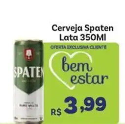 Covabra Supermercados Cerveja Spaten Lata 350MI oferta
