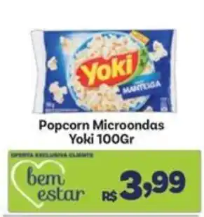 Covabra Supermercados Popcorn Microondas Yoki 100Gr oferta
