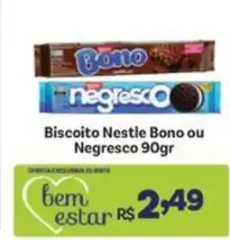 Covabra Supermercados Biscoito Nestle Bono ou Negresco 90gr oferta