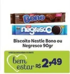 Covabra Supermercados Biscoito Nestle Bono ou Negresco 90gr oferta