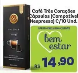 Covabra Supermercados Café Três Corações Cápsulas (Compatível Nespresso) C/10 Und. oferta