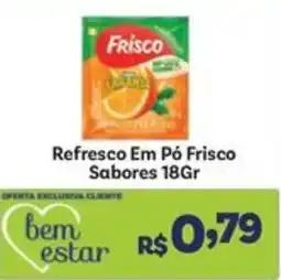 Refresco Em Pó Frisco Sabores 18Gr