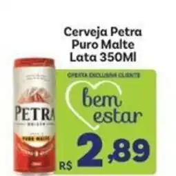 Covabra Supermercados Cerveja Petra Puro Malte Lata 350MI oferta