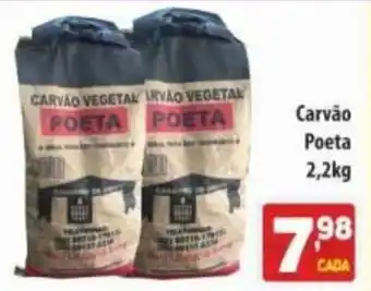 Diano supermercado Carvao Poeta 2.2kg oferta