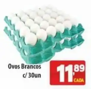 Diano supermercado Ovos Brancos c/30 un oferta