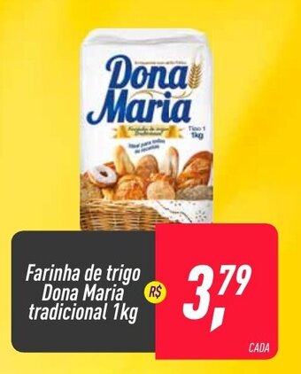 Farinha de trigo Dona Maria tradicional 1kg