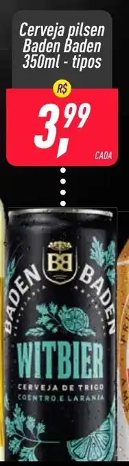 Frangolândia Cerveja pilsen Baden Baden 350ml tipos oferta