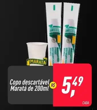 Copo Descartavel Marata de 200ml
