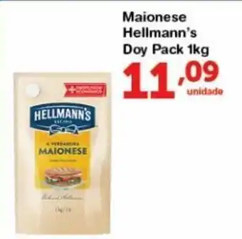 Roldão Maionese Hellmann's Doy Pack 1kg oferta