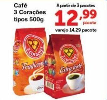 Roldão Cafe 3 Coracoes Tipos 500g oferta