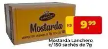 Tonin Superatacado Lanchero - mostarda c/ 150 saches de 7g oferta