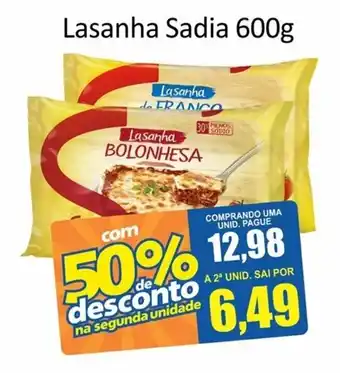 Lasanha Sadia 600g