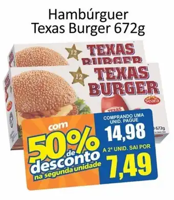 Hamburguer Texas Burger 672g