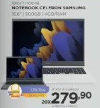Benoit Notebook Celeron Samsung 15.6" oferta